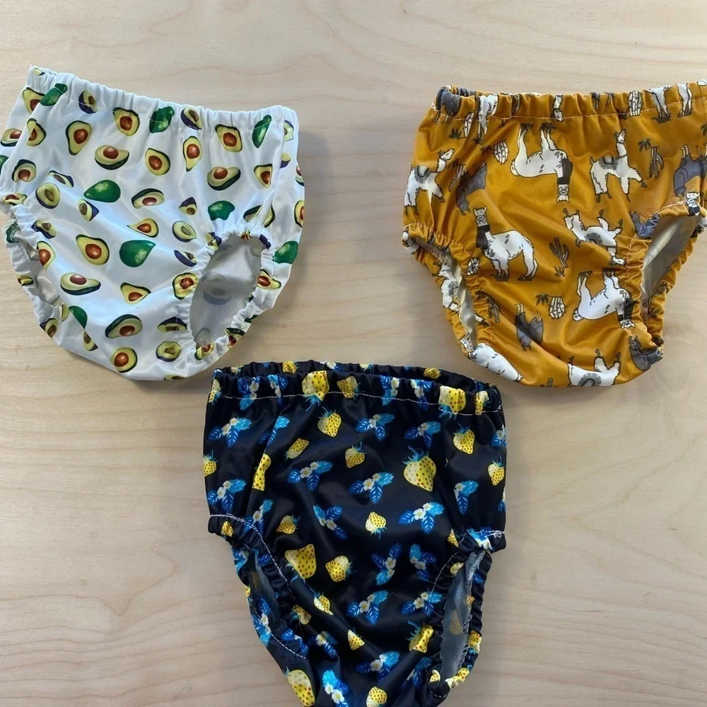 Set of 3 Diaper Covers size 2T/90cm (DL)